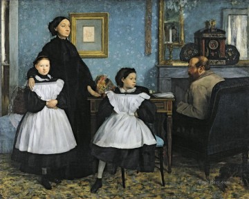  Degas Lienzo - Familia Belleli Edgar Degas